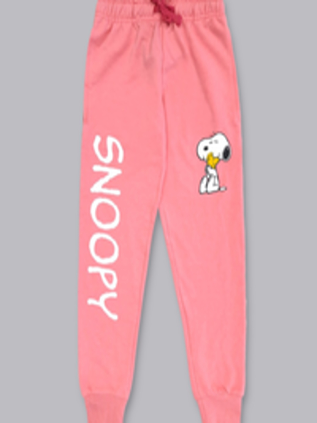 Buy Kids Ville Girls Pink Peanuts Featured Jogger - Track Pants for ...