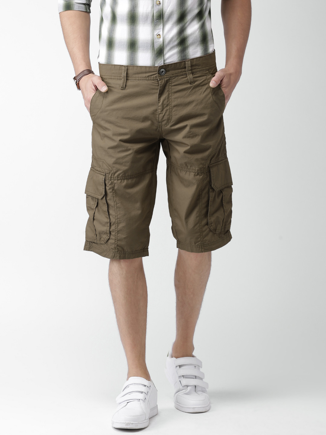 Buy Celio Men Brown Cargo Shorts Shorts for Men 1852066 Myntra