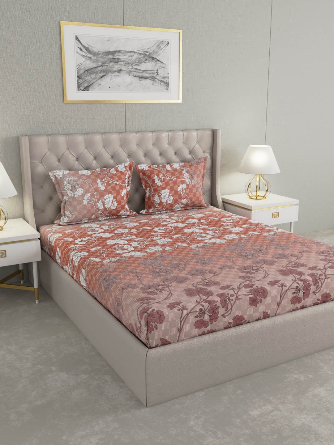 Buy Raymond Home Unisex Red Bedsheets Bedsheets for Unisex 18528826