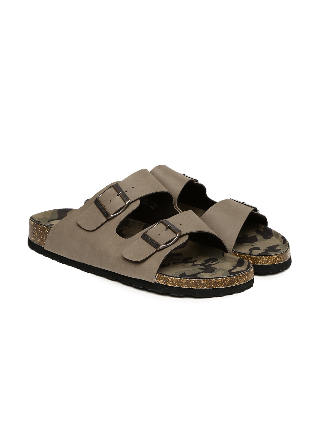 Buy Carlton London Men Brown Sandals - Sandals for Men 1854406 | Myntra