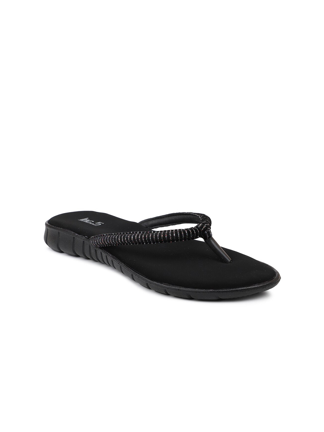 Buy Inc 5 Women Black Open Toe Flats Flats for Women 18545112 Myntra