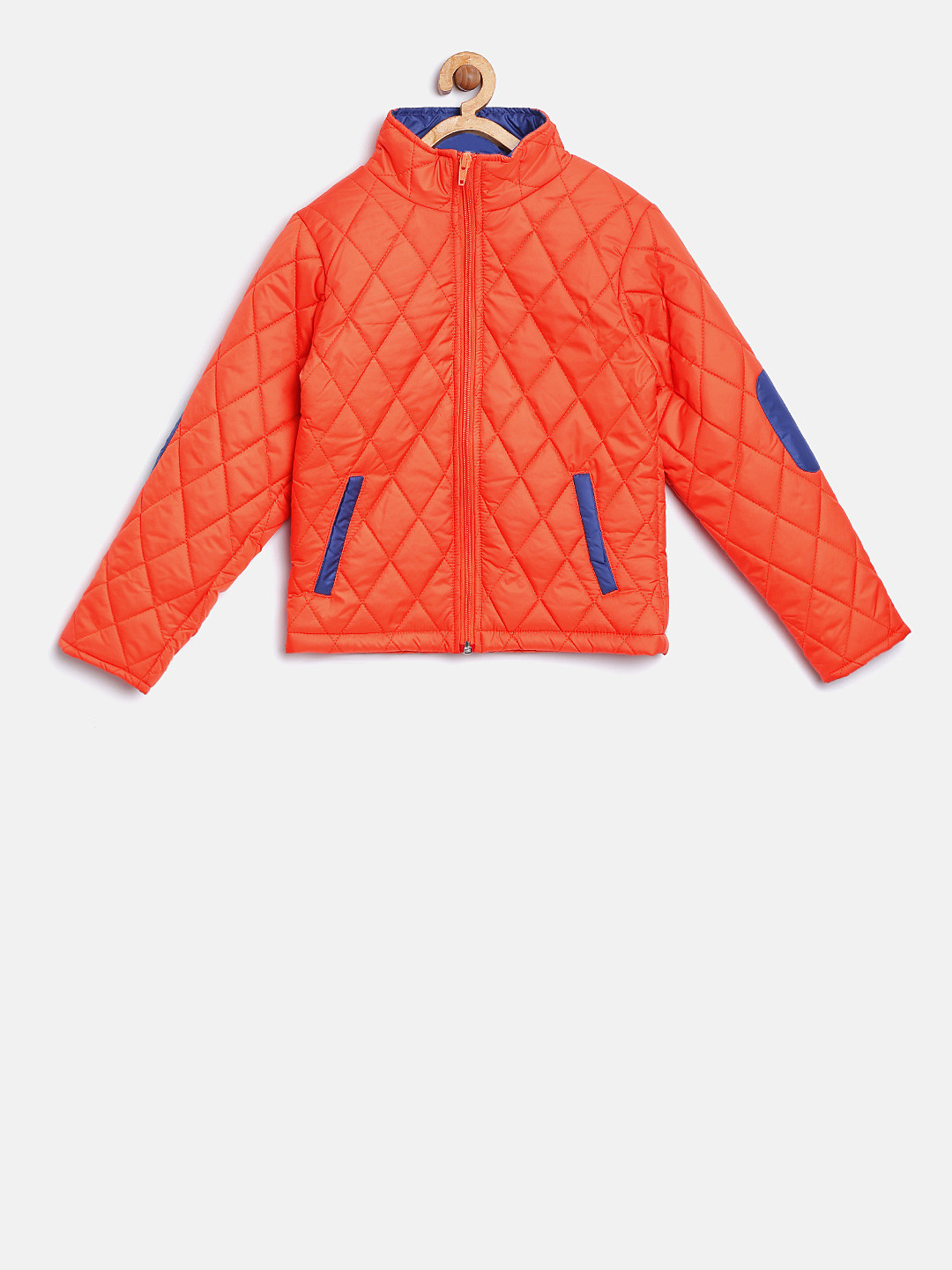 Buy YK Boys Orange Solid Quilted Jacket Jackets for Boys 1854972 Myntra