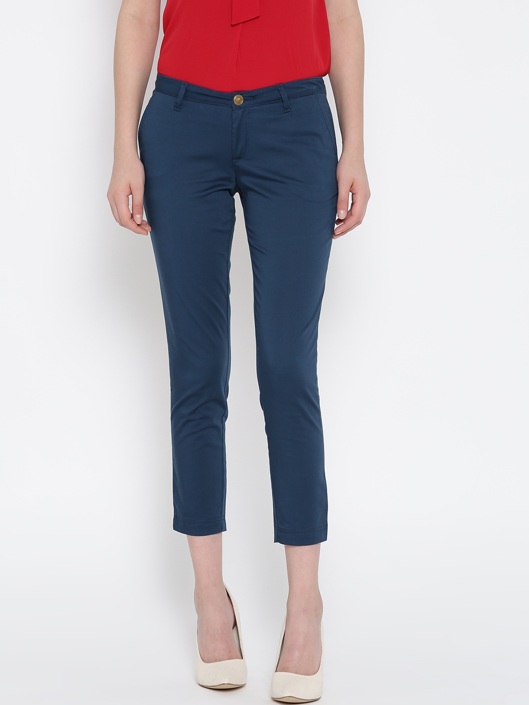 blue trousers women