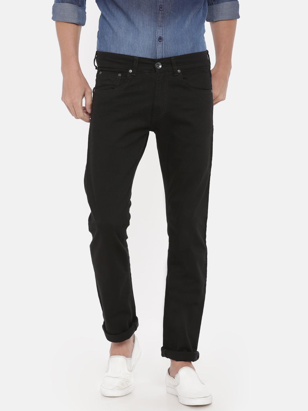 Buy Pepe Jeans Men Black Vapour Slim Fit Stretchable Jeans - Jeans for ...