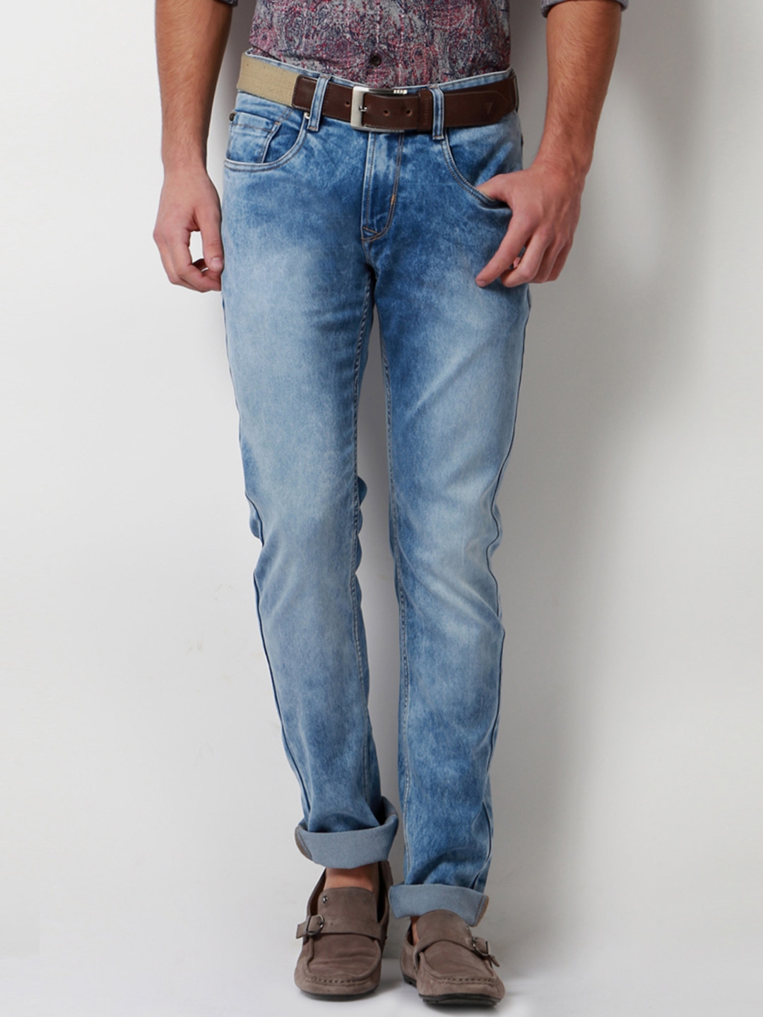 peter england black jeans