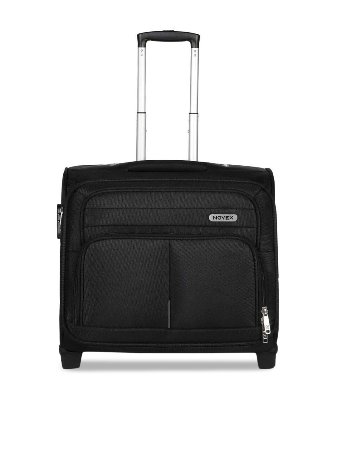 Buy NOVEX Black Solid Laptop Trolley Bag Trolley Bag for Unisex