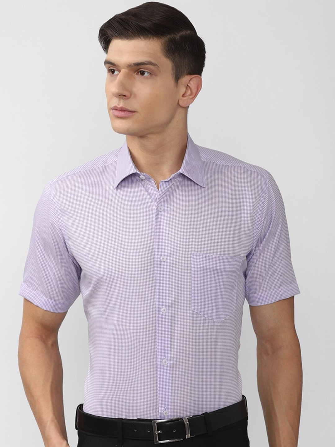 Buy Van Heusen Men Purple Casual Shirt - Shirts for Men 18590548 | Myntra