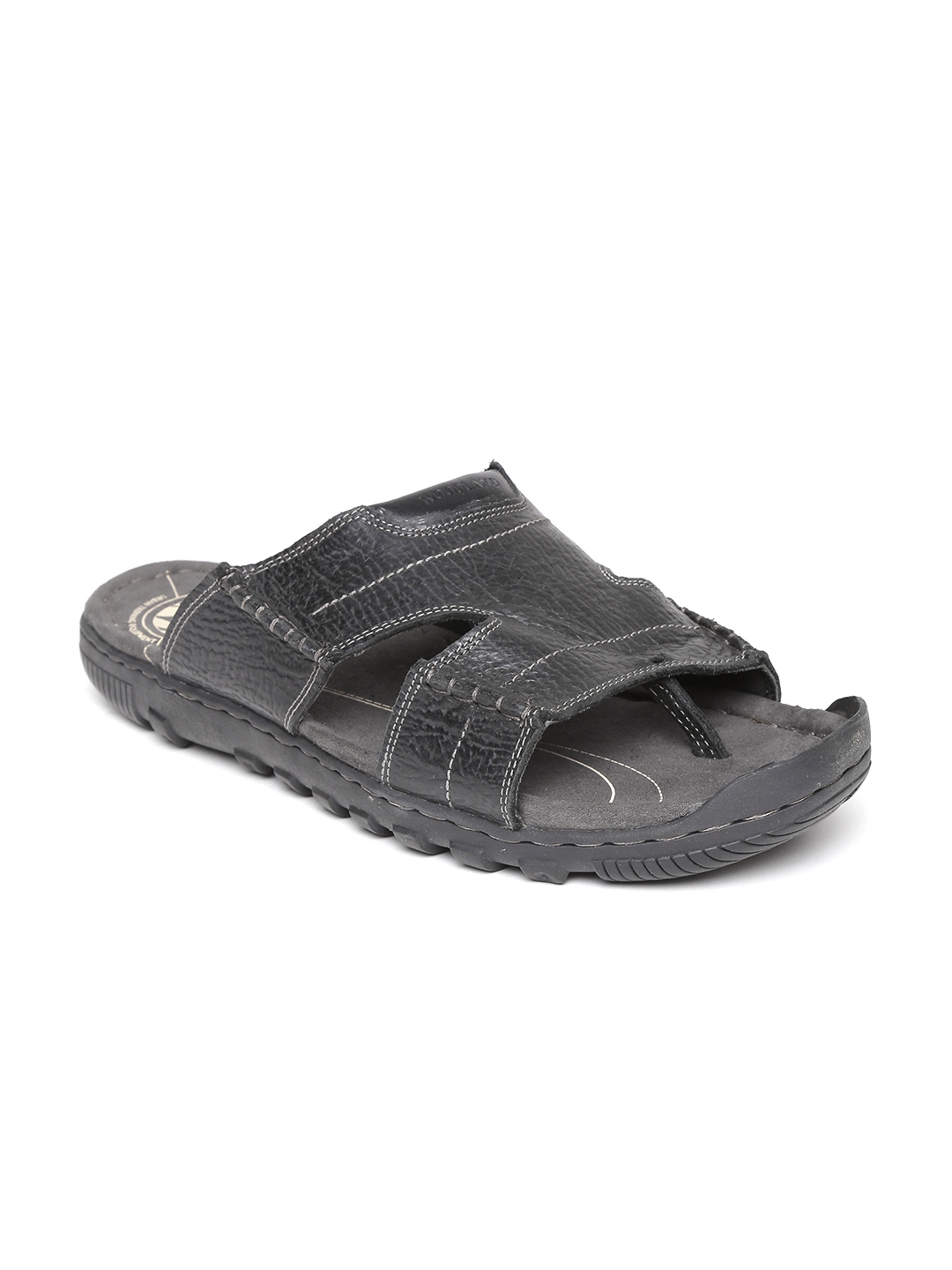 woodland black sandals online