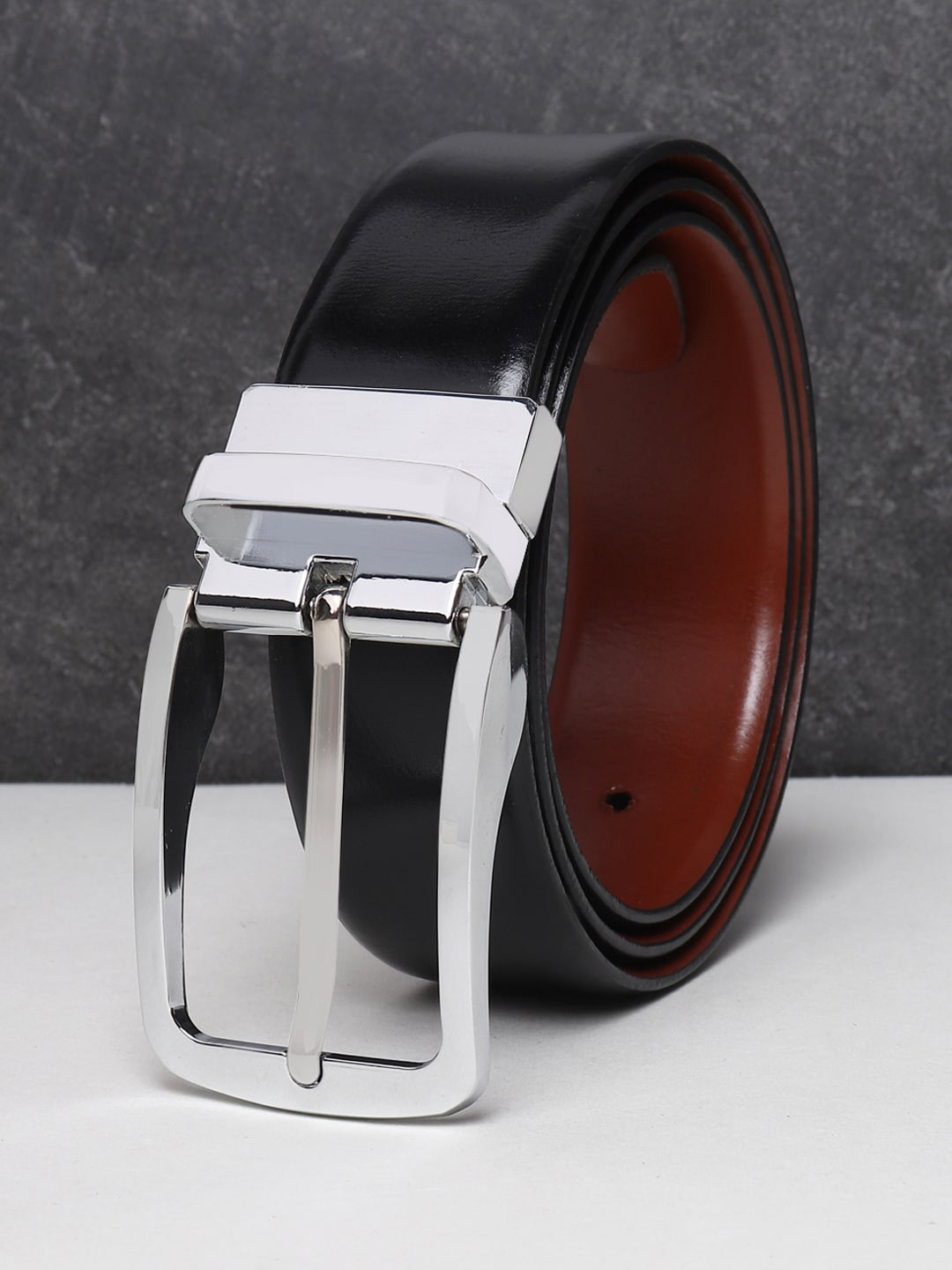 Buy Teakwood Leather Men Black Belts - Belts for Men 18592962 | Myntra