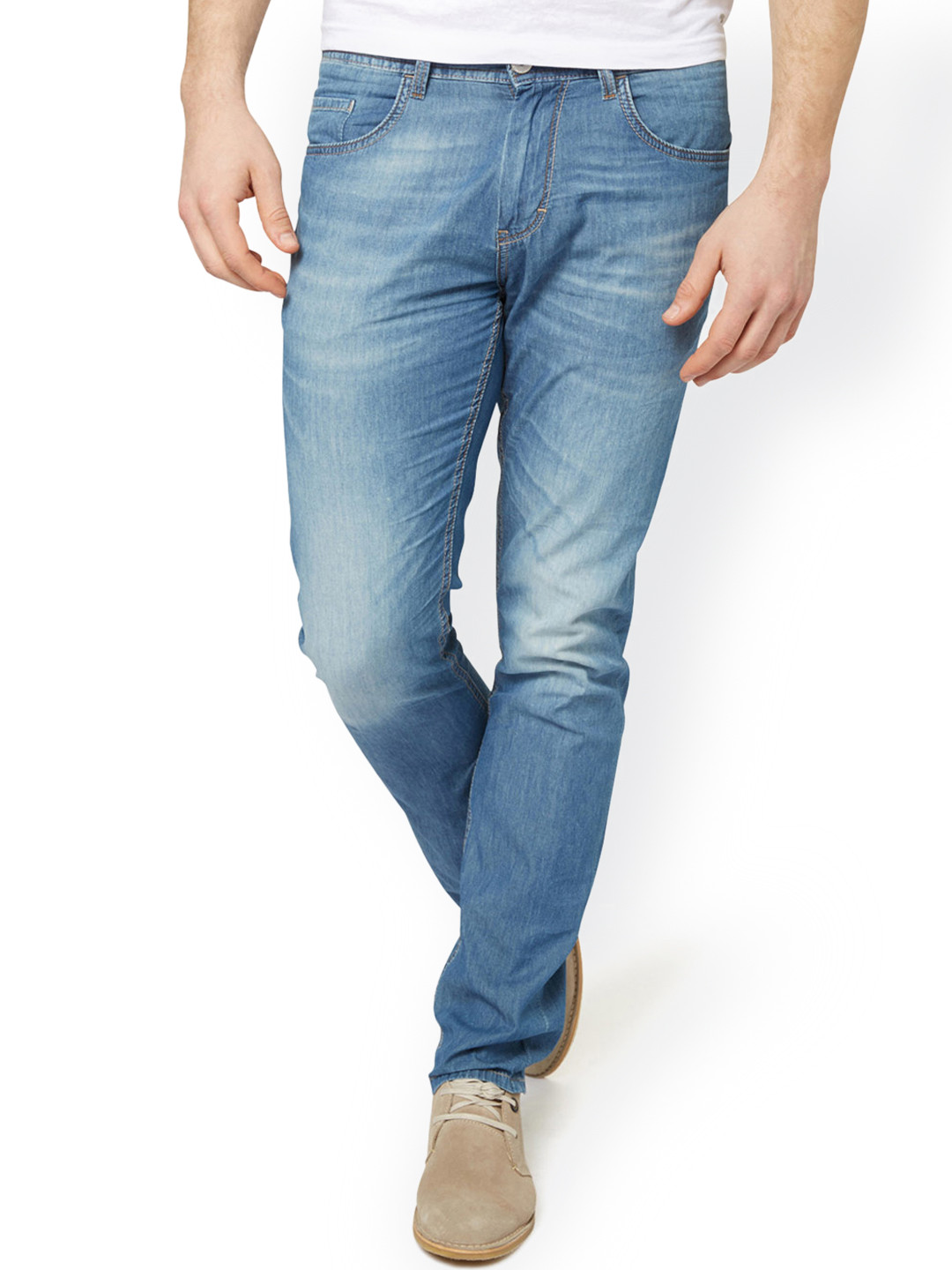 Buy Tom Tailor Men Blue Washed Jeans Jeans for Men 1859633 Myntra