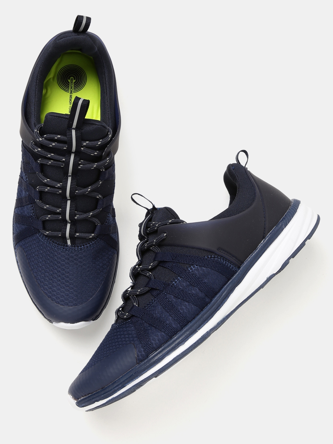 navy blue running sneakers
