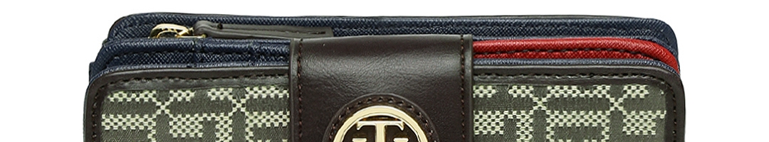 Buy Tommy Hilfiger Women Beige Self Design Wallet - Wallets for Women ...