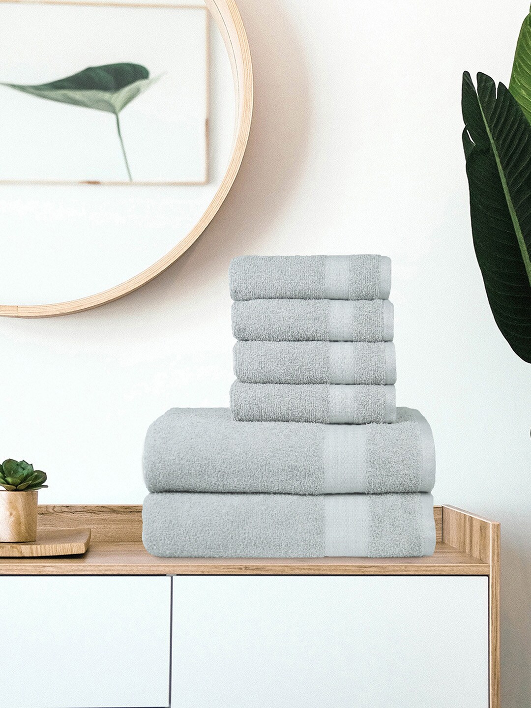 buy-mytrident-set-of-6-grey-solid-400-gsm-towel-set-towel-set-for