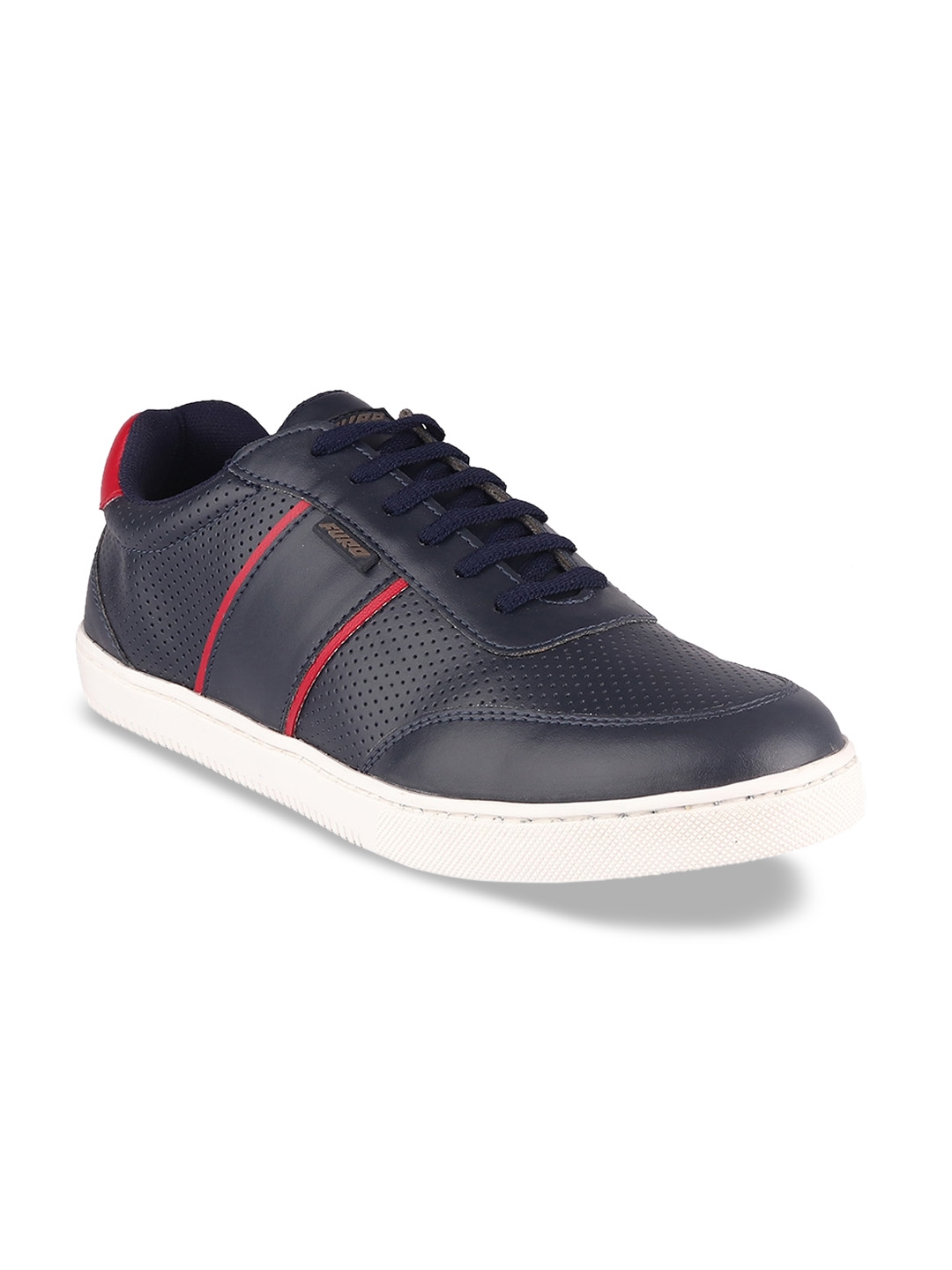 Buy FURO By Red Chief Men Navy Blue Textured Sneakers - Casual Shoes ...
