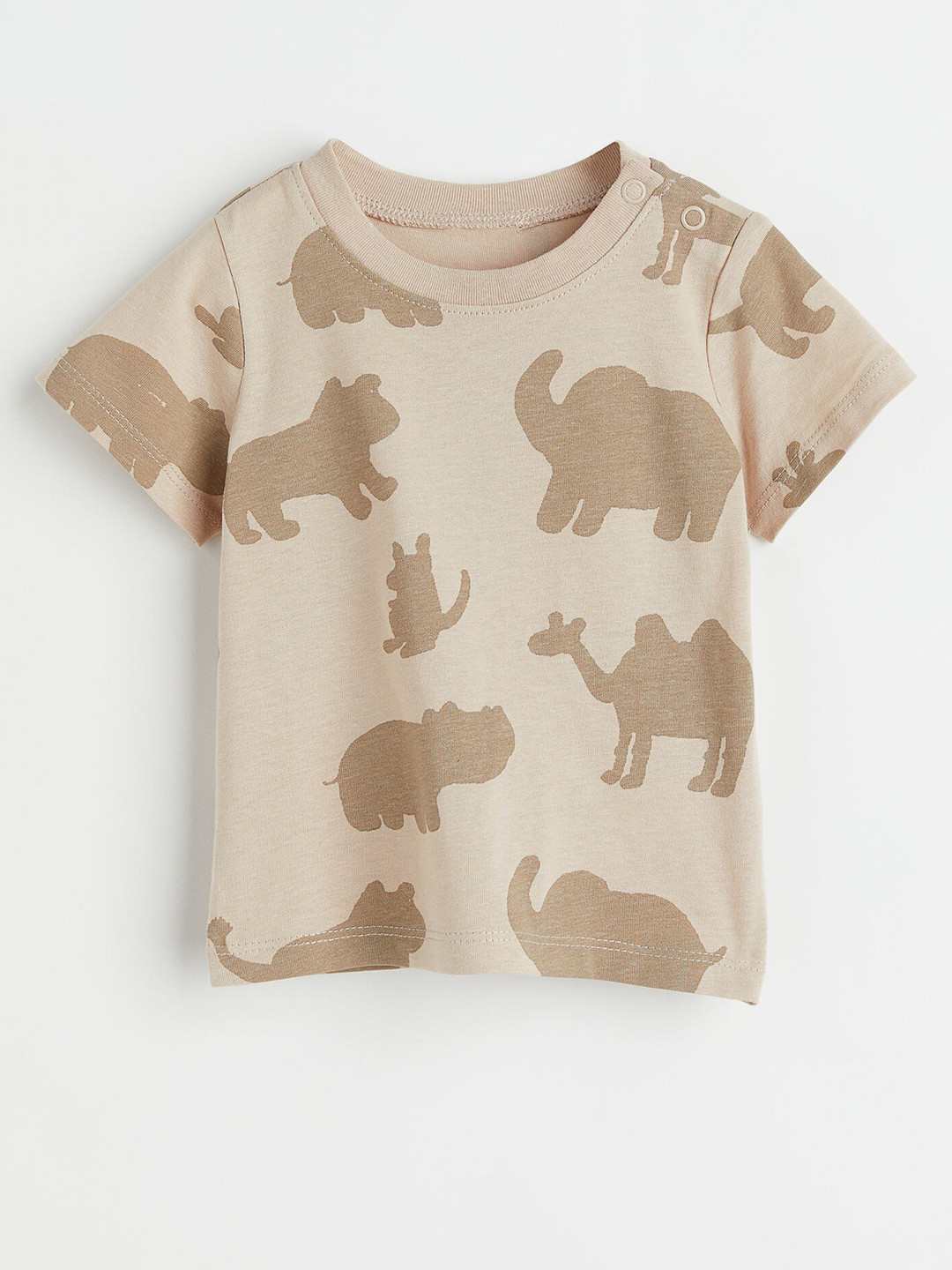 Buy H&M Boys Beige Printed T Shirt Tshirts for Boys 18613424 Myntra