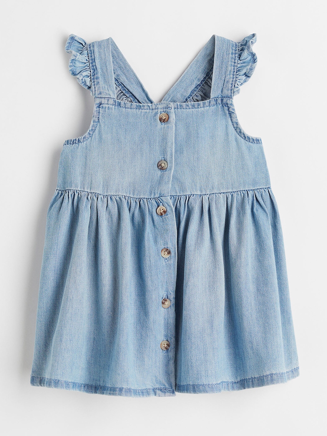 Buy H&M Girls Cotton Denim Dress Dresses for Girls 18614368 Myntra