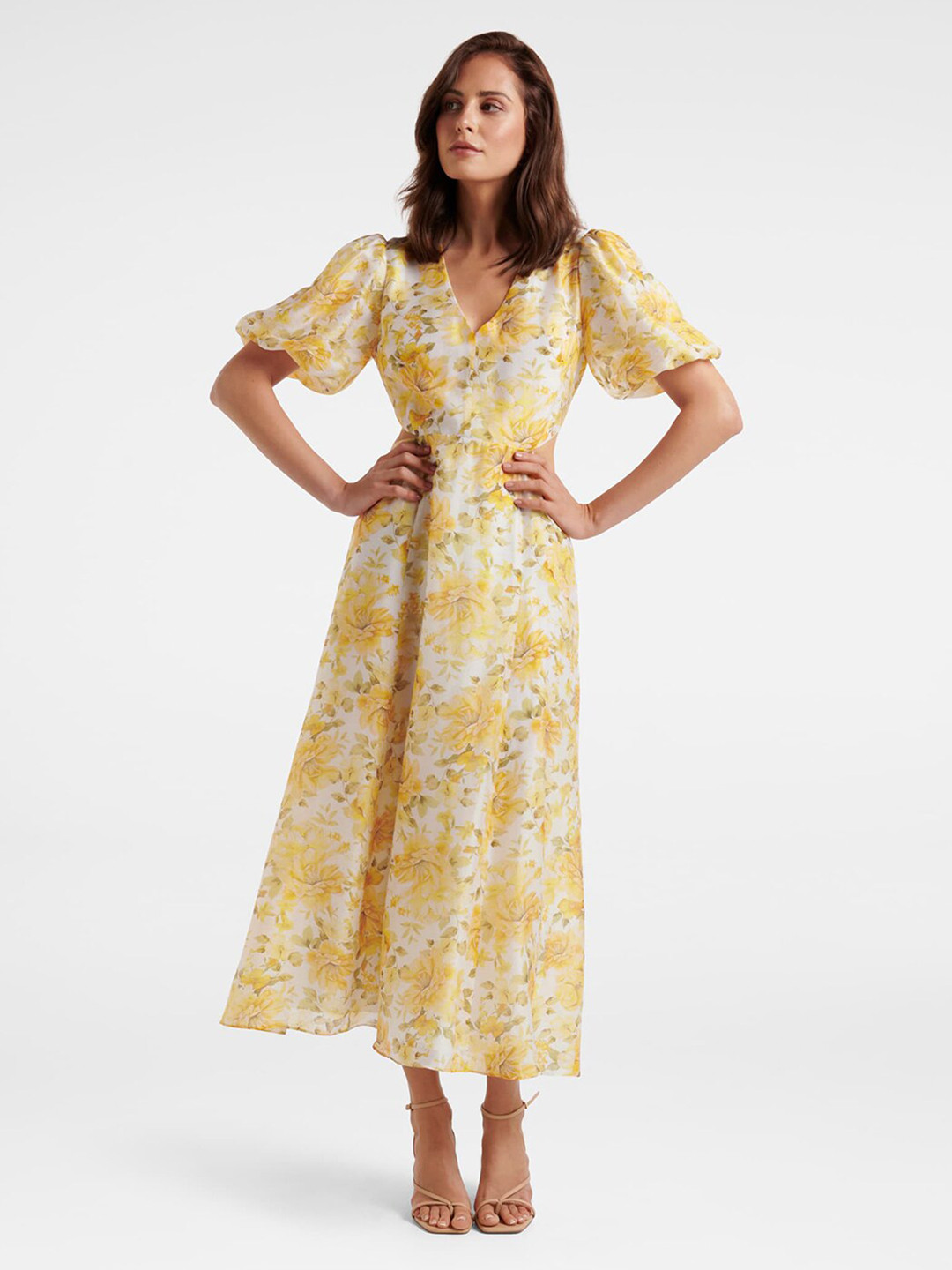 Buy Forever New Yellow Floral Maxi Dress Dresses for Women 18618130
