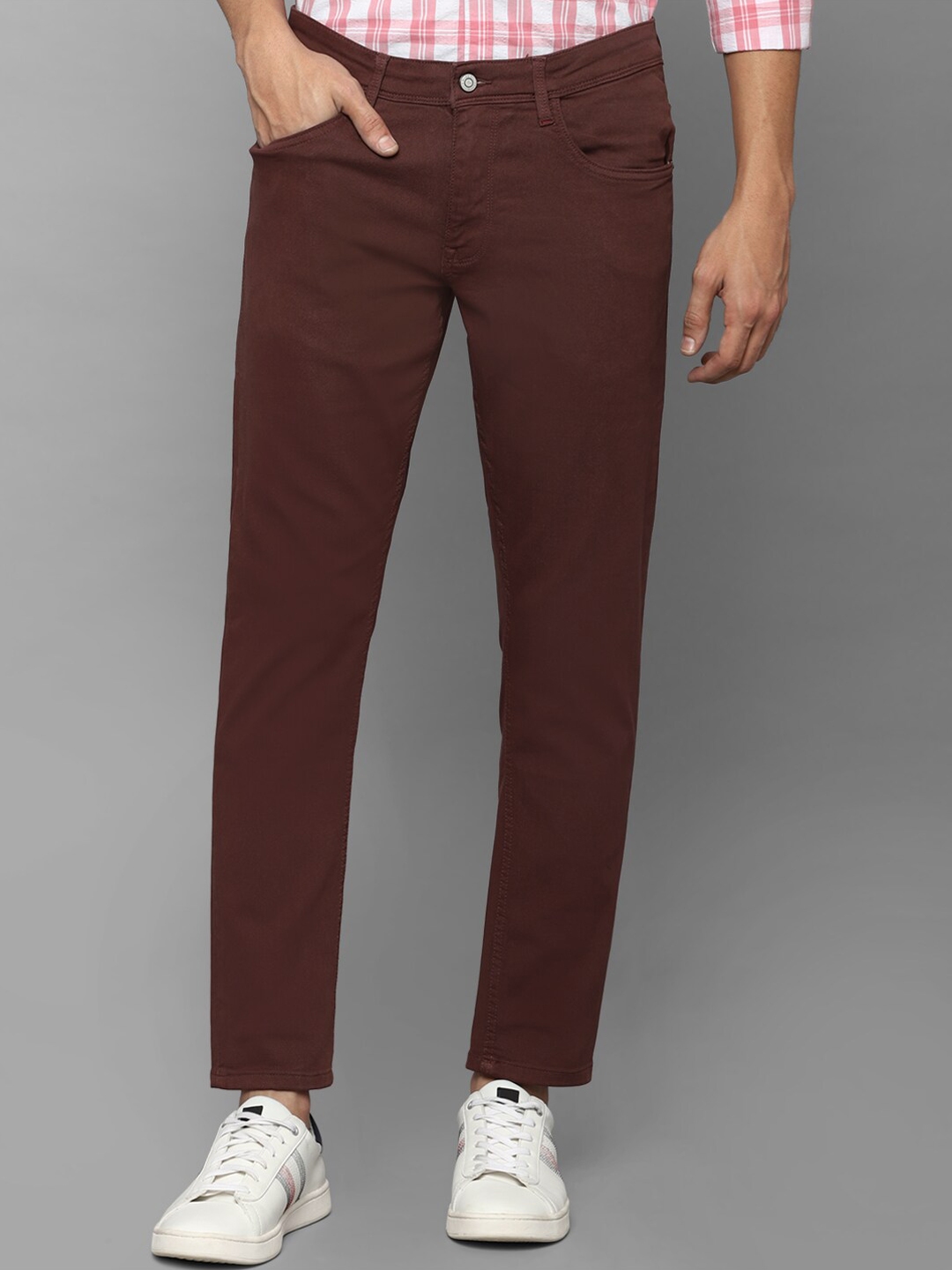 Buy Allen Solly Sport Men Maroon Slim Fit Jeans - Jeans for Men