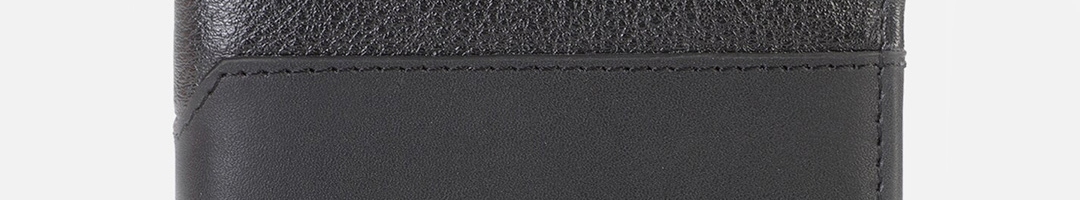 Buy Peter England Men Black Leather Two Fold Wallet - Wallets for Men ...