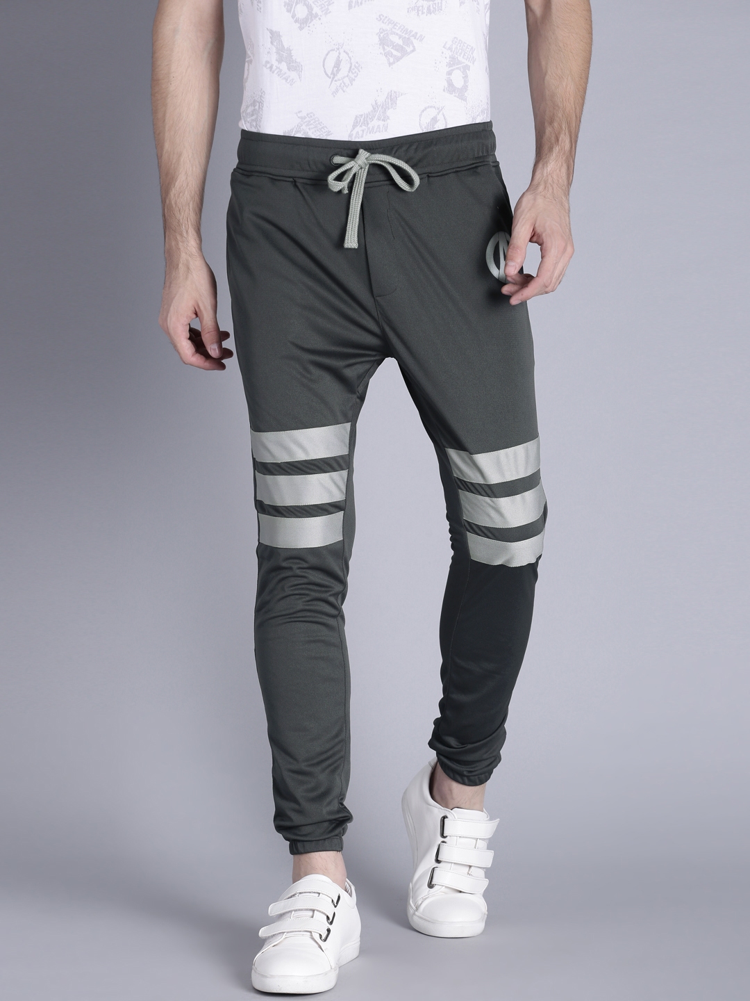 men's grey track pants