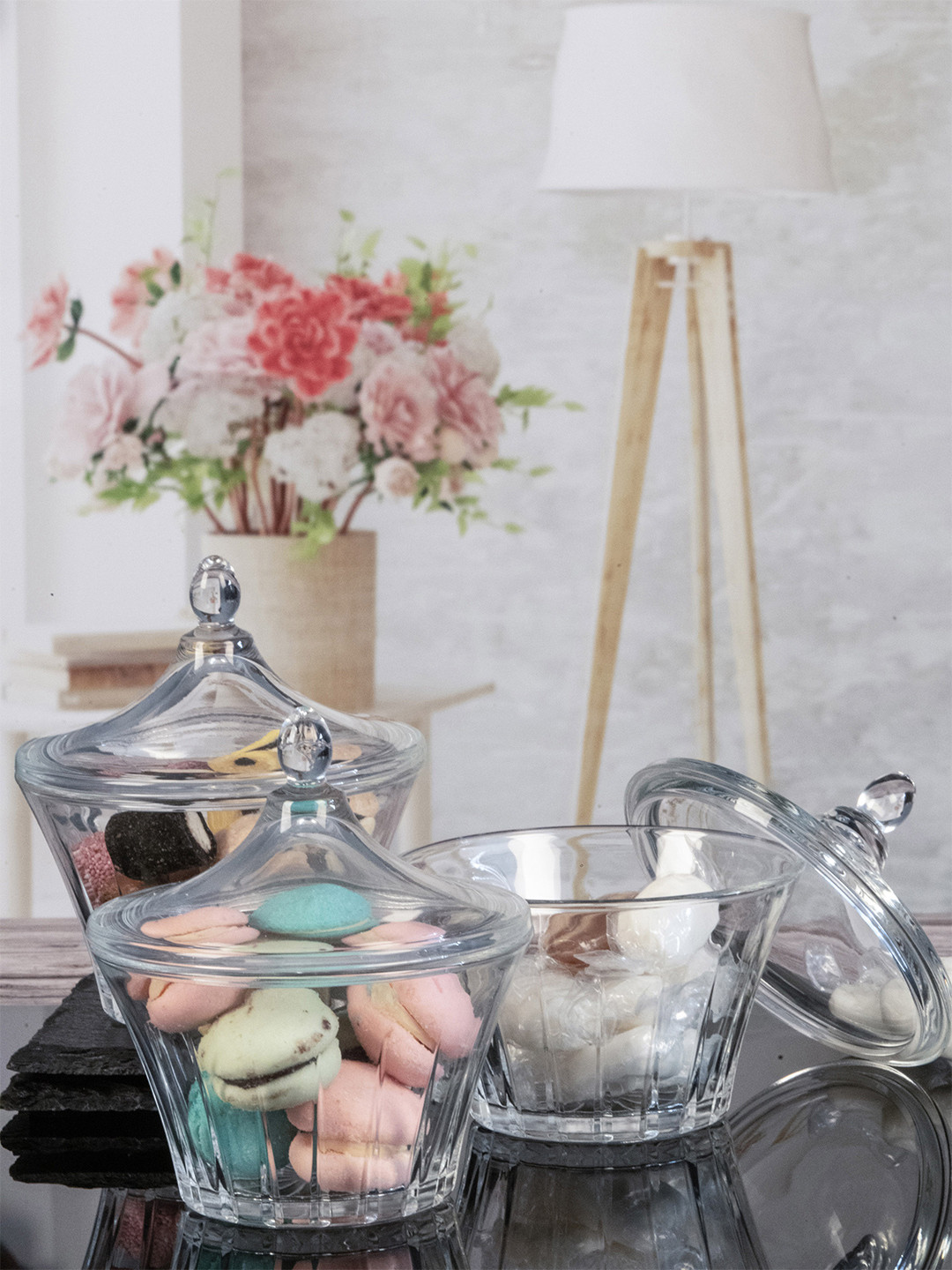 Buy Luminarc Set Of 3 Transparent Dishwasher & Microwave Safe Glass