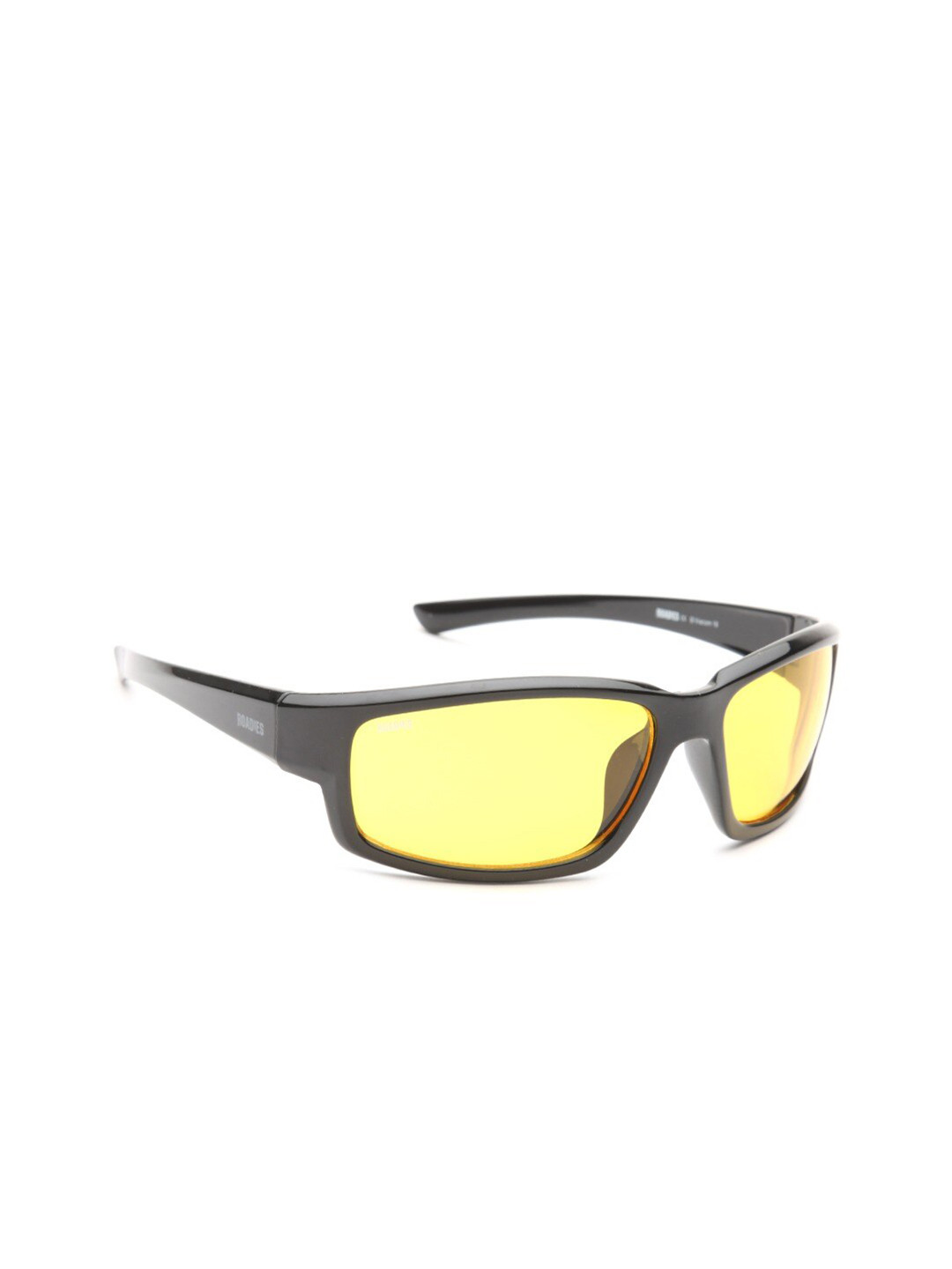Buy MTV Unisex Yellow Lens & Black Sports Sunglasses With UV Protected Lens MTV R 122 C4