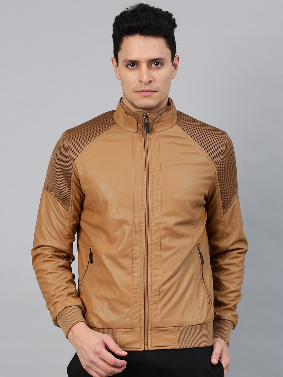 Buy HRX By Hrithik Roshan Men Tan Brown Solid Bomber Jacket - Jackets for Men 1863923 | Myntra