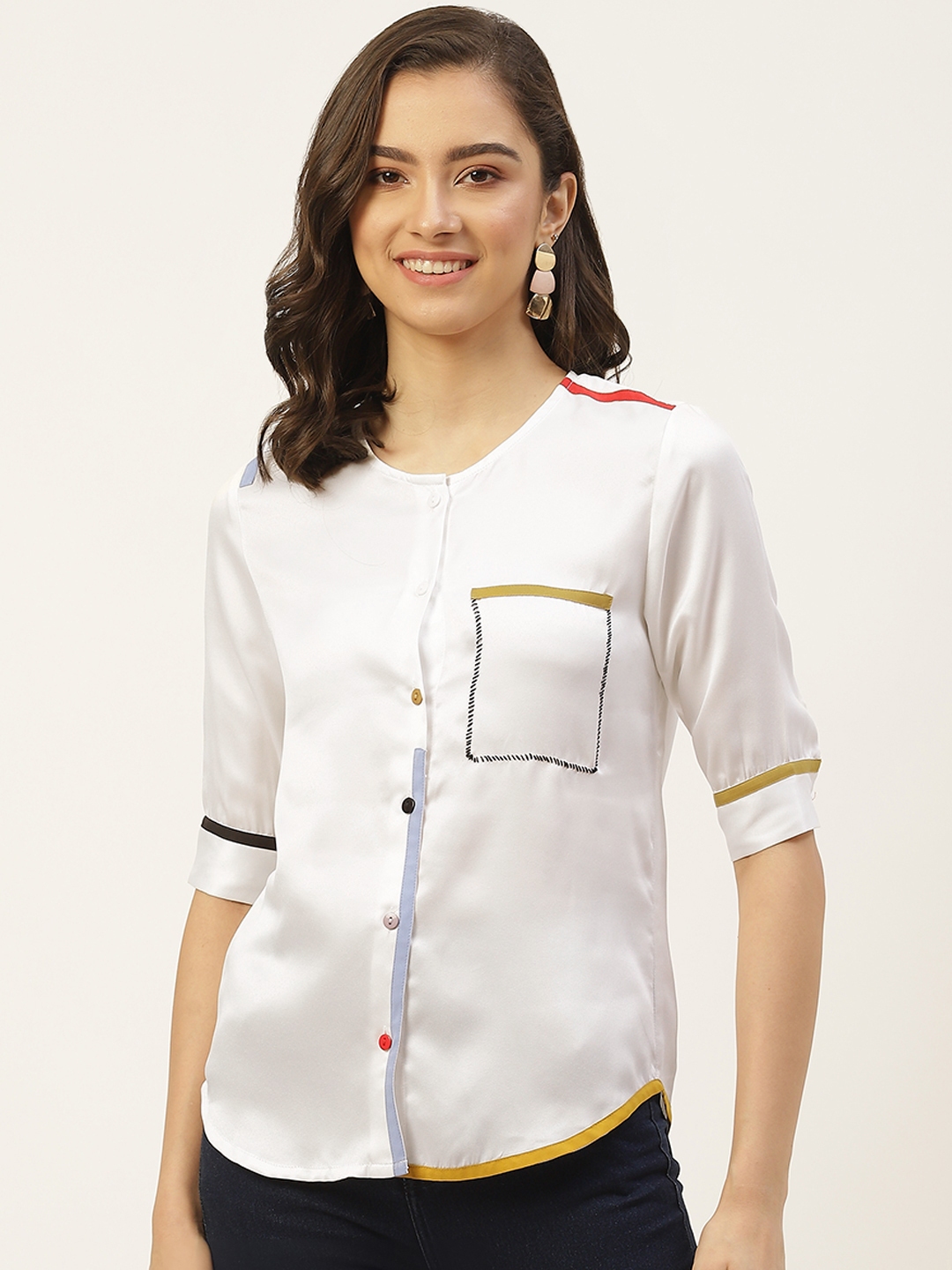 Buy SHAYE Women White Classic Regular Fit Formal Shirt Shirts For buy-shaye-women-white-classic-regular-fit-formal-shirt-shirts-for