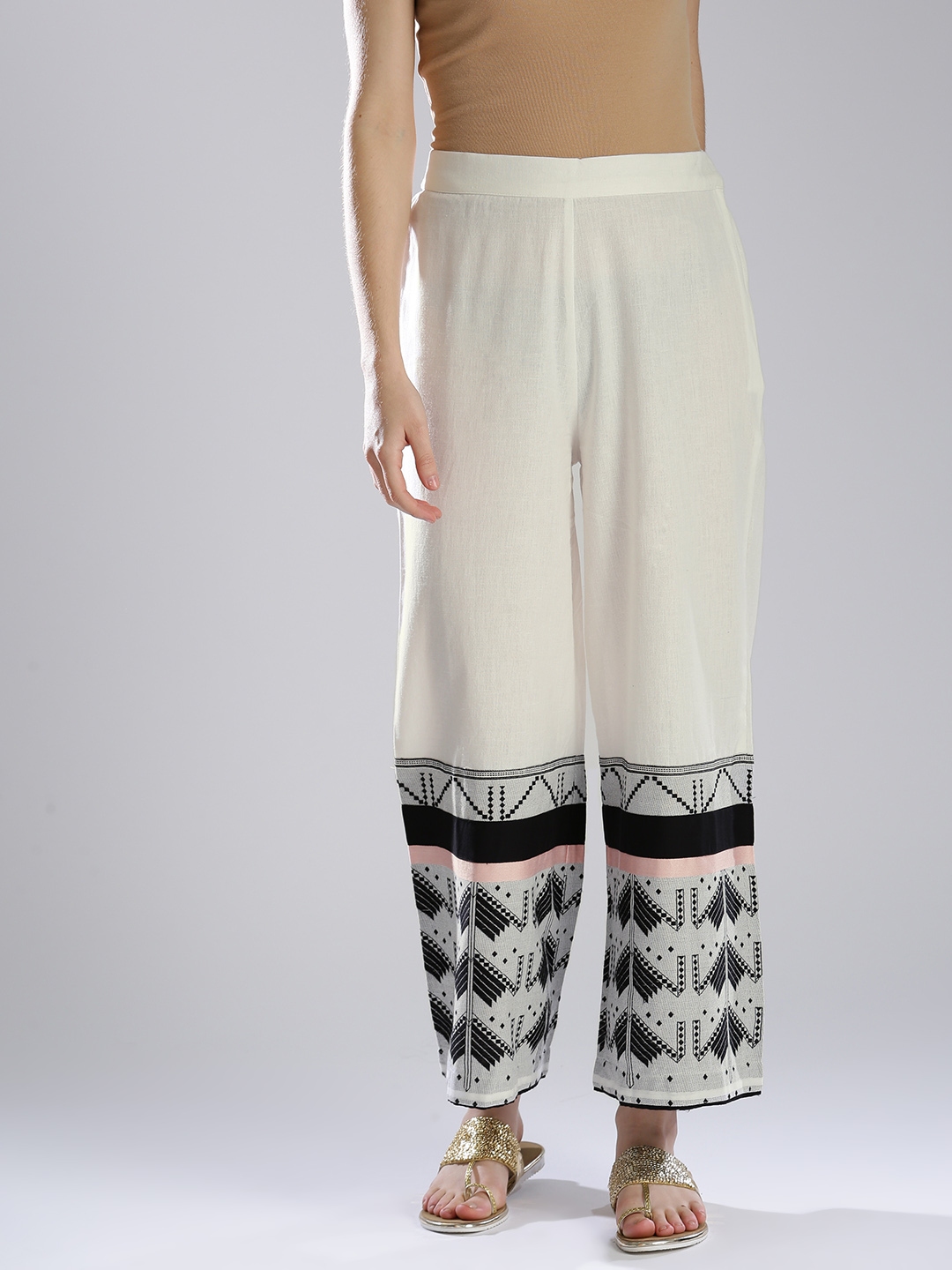 parallel trousers with top