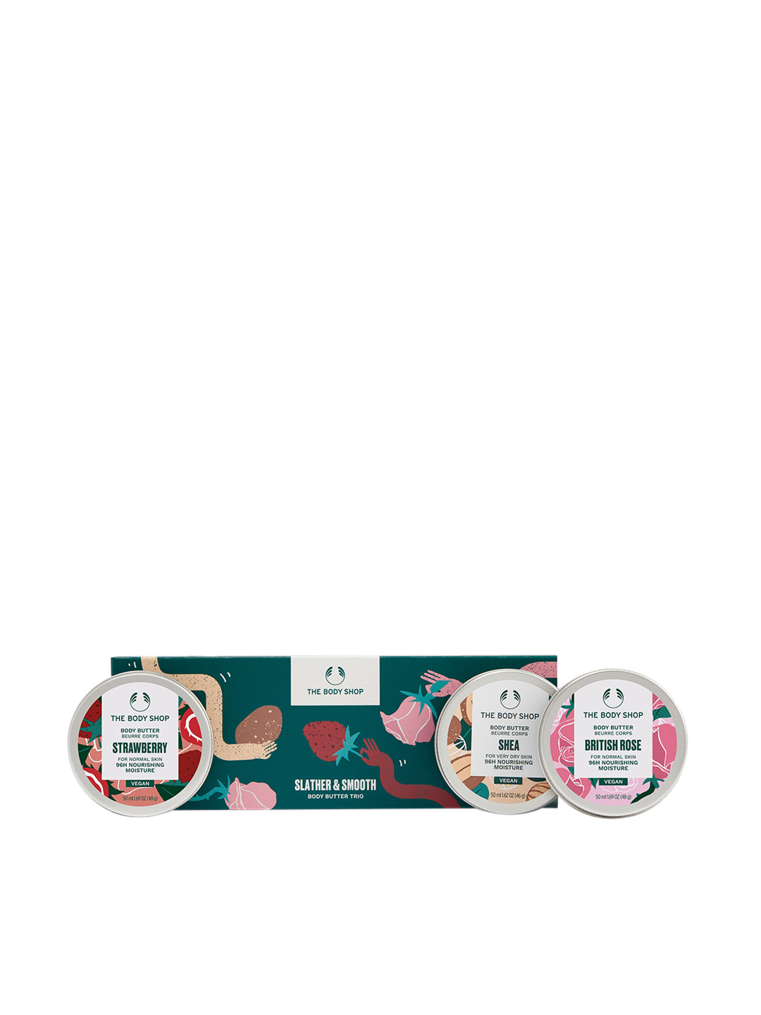 Buy THE BODY SHOP Slather & Smooth Body Butter Trio Bath And Body
