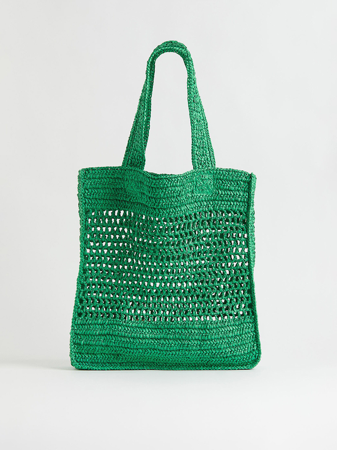 Buy H&M Green Straw Shopper Tote Bag Handbags for Women 18652056 Myntra