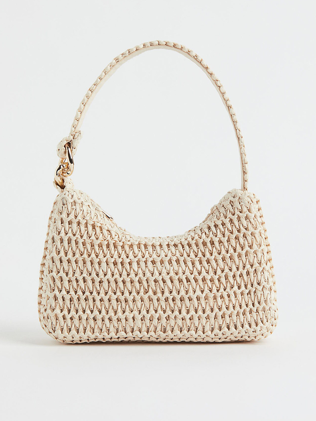 Buy H&M Women Beige Straw Shoulder Bag Handbags for Women 18652116