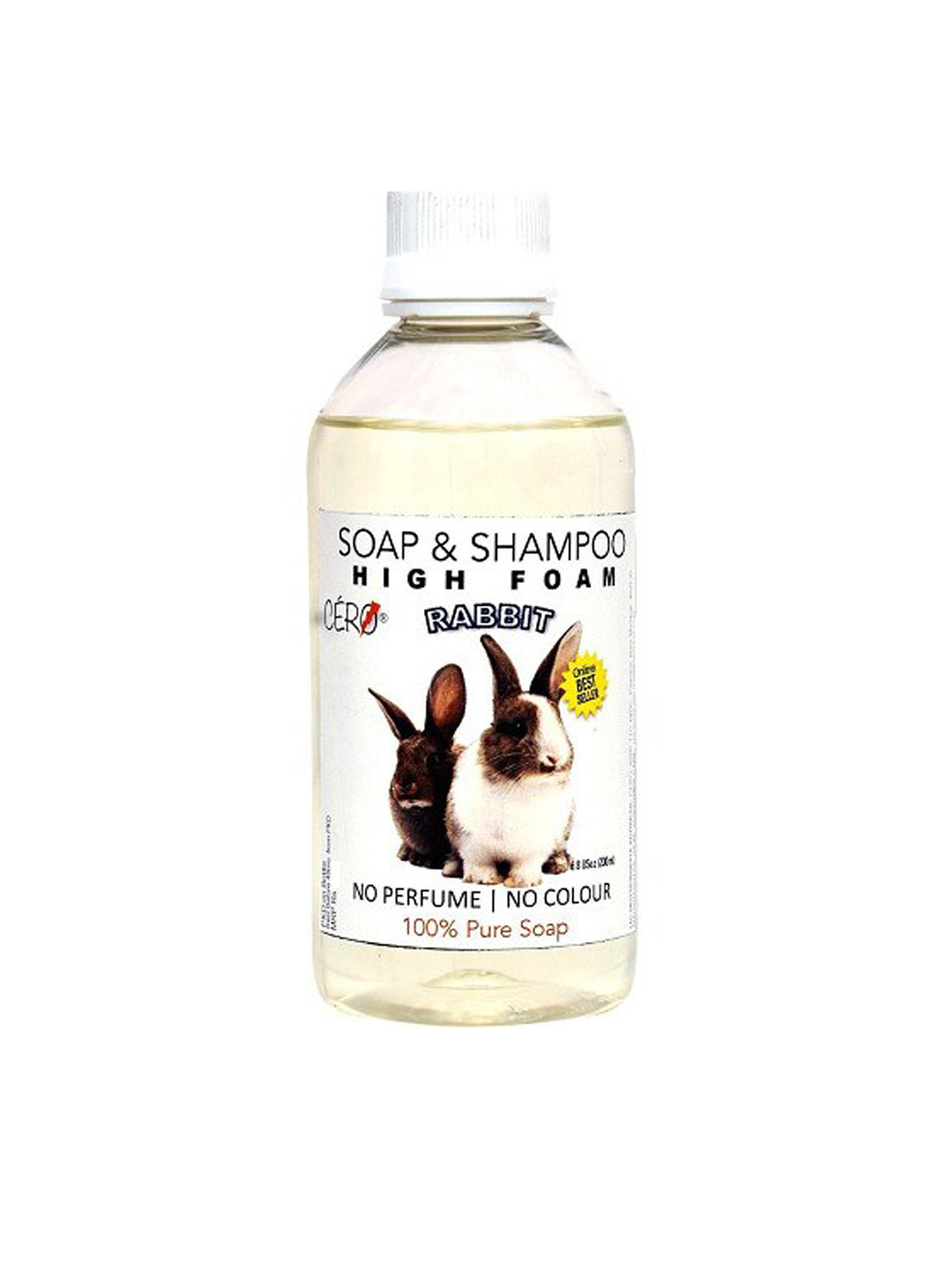 Buy CERO Transparent Pure Soap High Foam Rabbit Shampoos Pet Shampoos