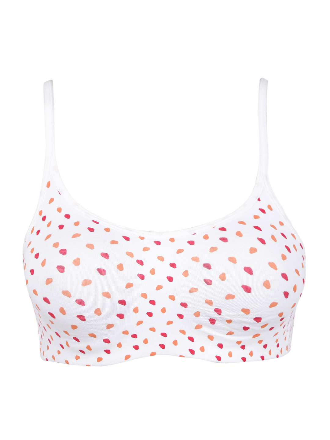 Buy Jockey White Printed Non Wired Non Padded Camisole Bra SS12 0103