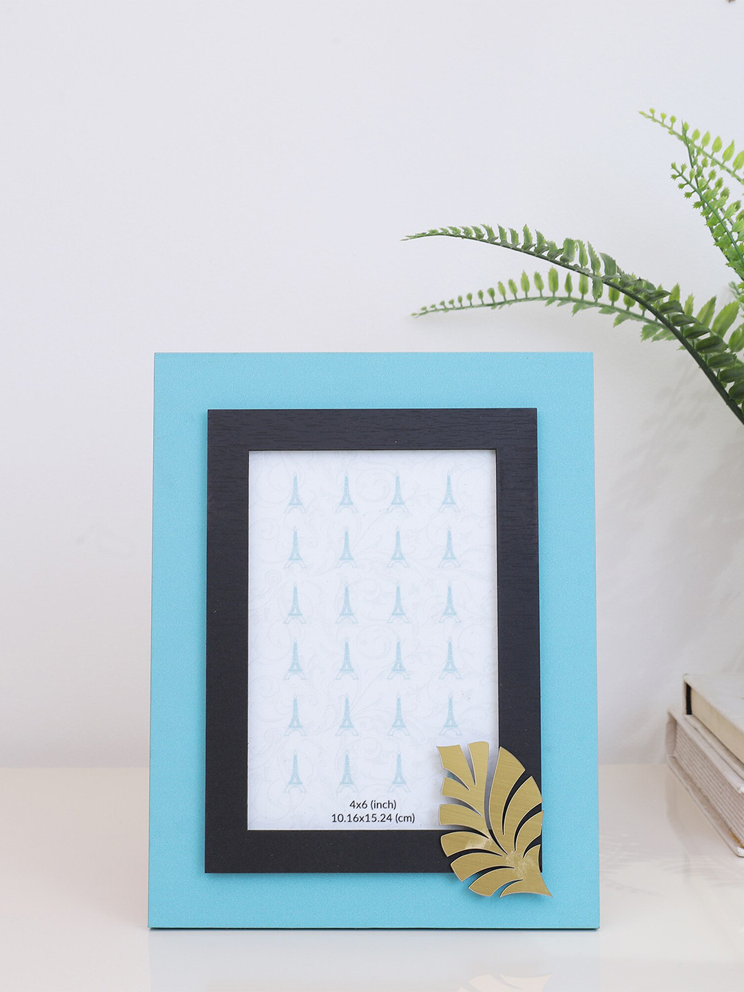 Buy HomeTown Teal Frame Art Mdf Photo Frame Photo Frames for Unisex