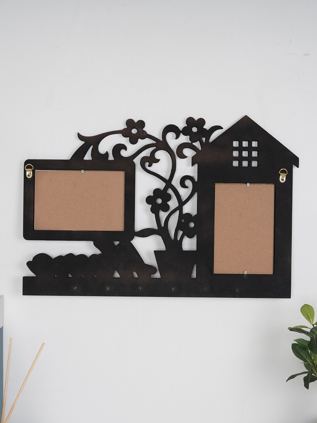 Buy HomeTown Black & Gold MDF Photo Frame Photo Frames for Unisex