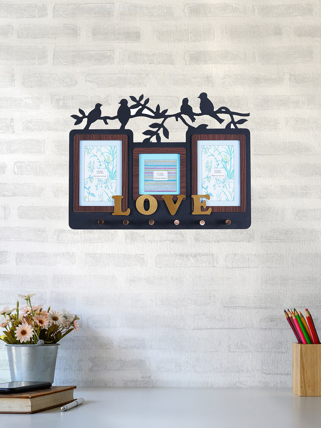 Buy HomeTown Black MDF Collage Photoframe Photo Frames for Unisex