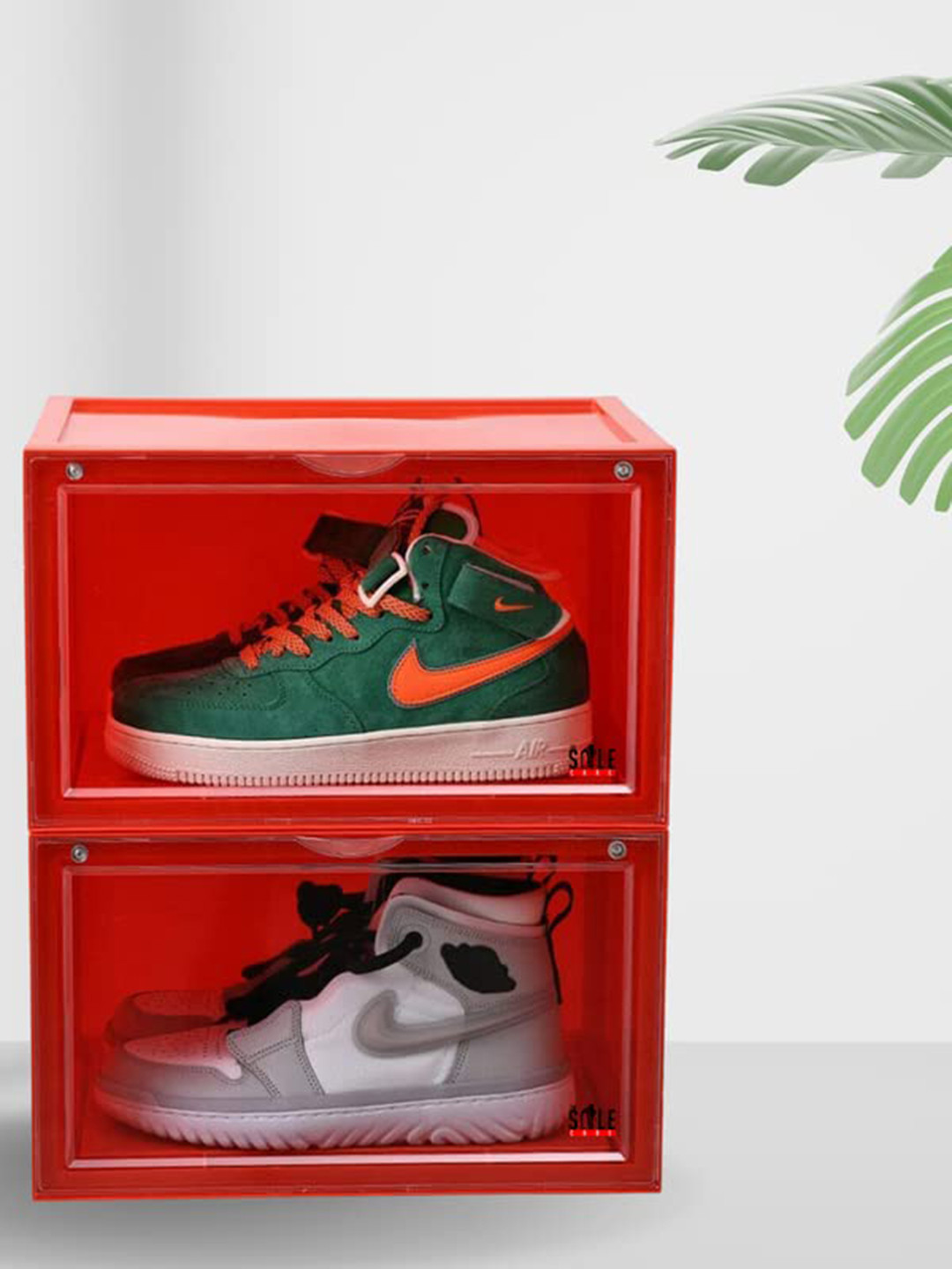 Buy Royalkart Set Of 2 Red Shoe Storage Box Shoe Accessories for