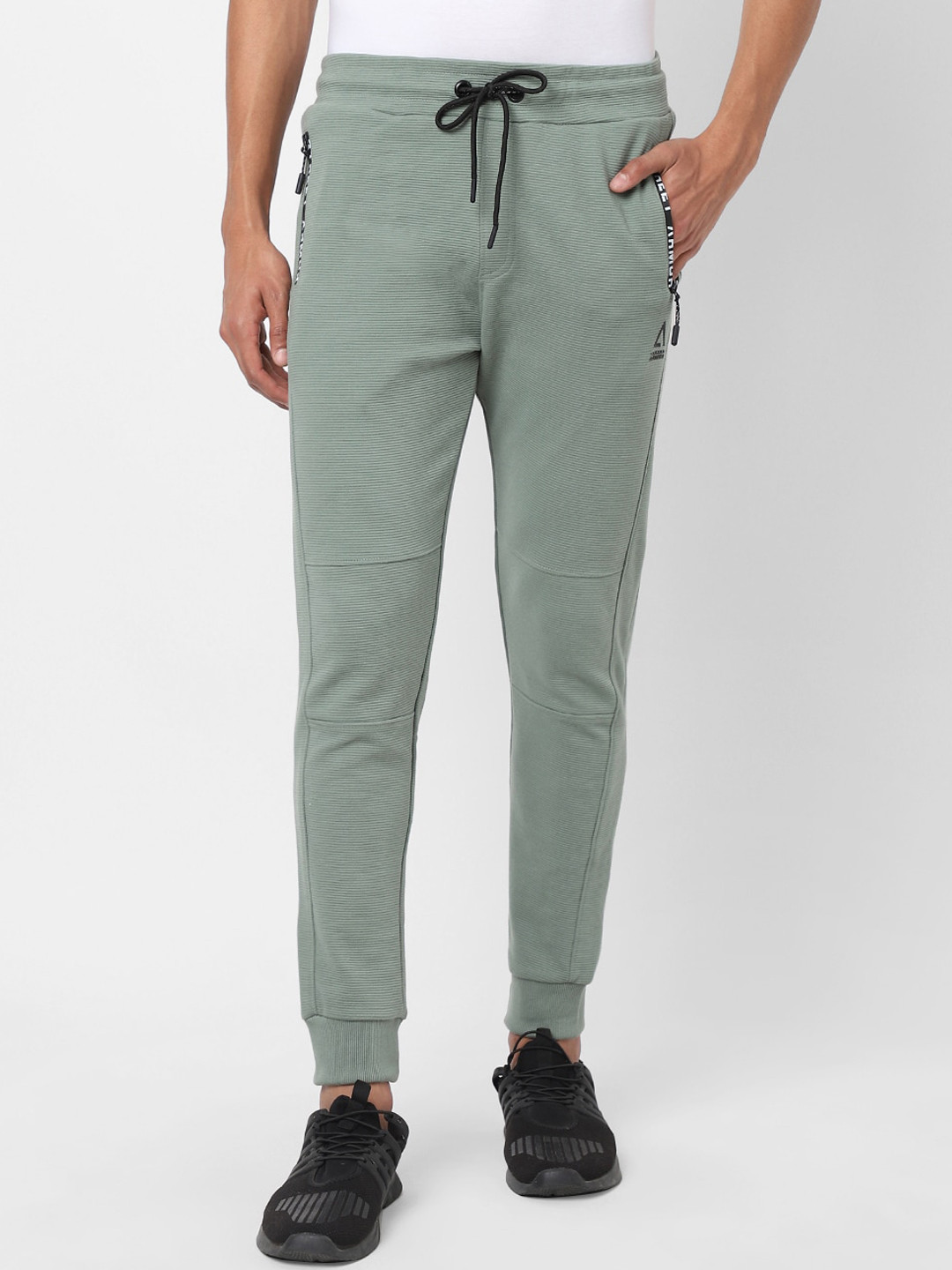 Buy Street Armor By Pantaloons Men Green Jogger Track Pant Track