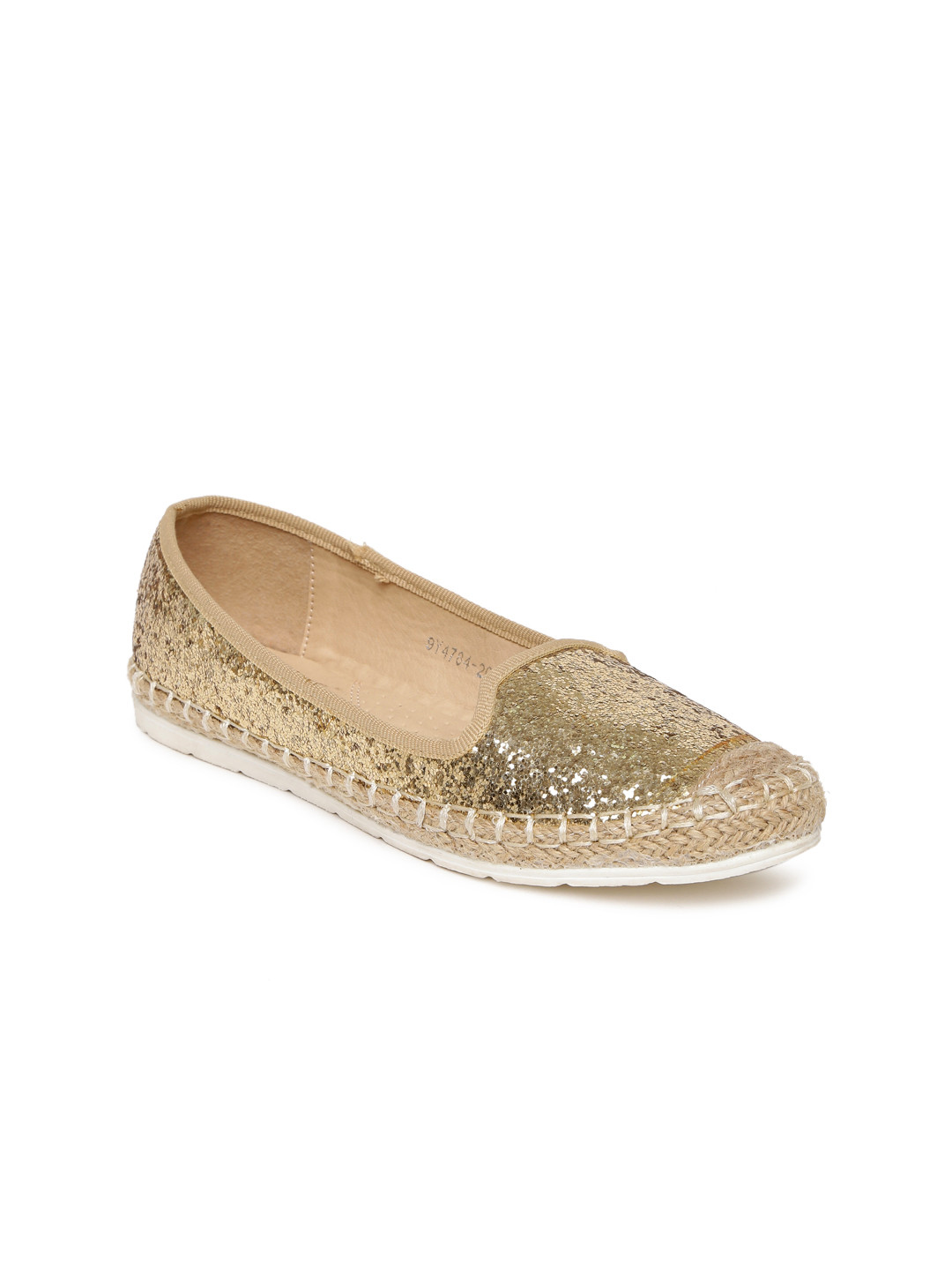 Buy Inc 5 Women Gold Toned Espadrilles Casual Shoes for Women 1869788