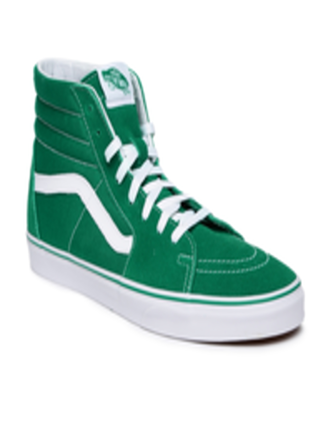 Buy Vans Unisex Green Solid High Top Skate Shoes - Casual Shoes for
