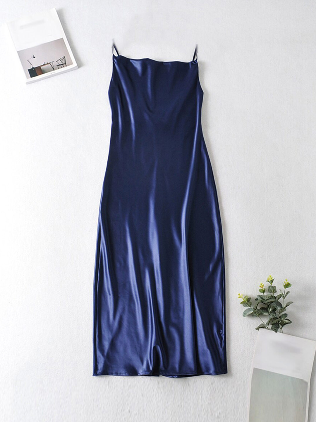 Buy URBANIC Blue Sheath Slip Dress Dresses for Women 18701296 Myntra