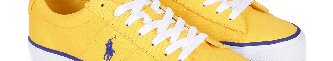 Buy Polo Ralph Lauren Men Yellow Sneakers - Casual Shoes for Men ...