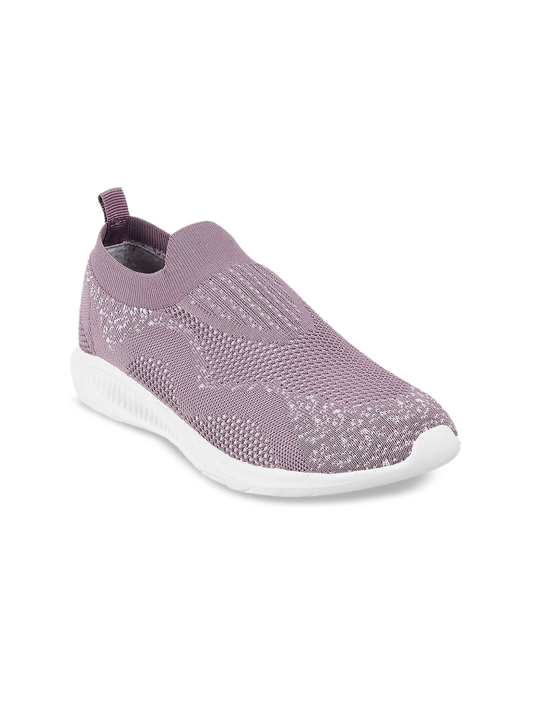 Buy ACTIV Women Purple Woven Design Slip On Sneakers Casual Shoes for