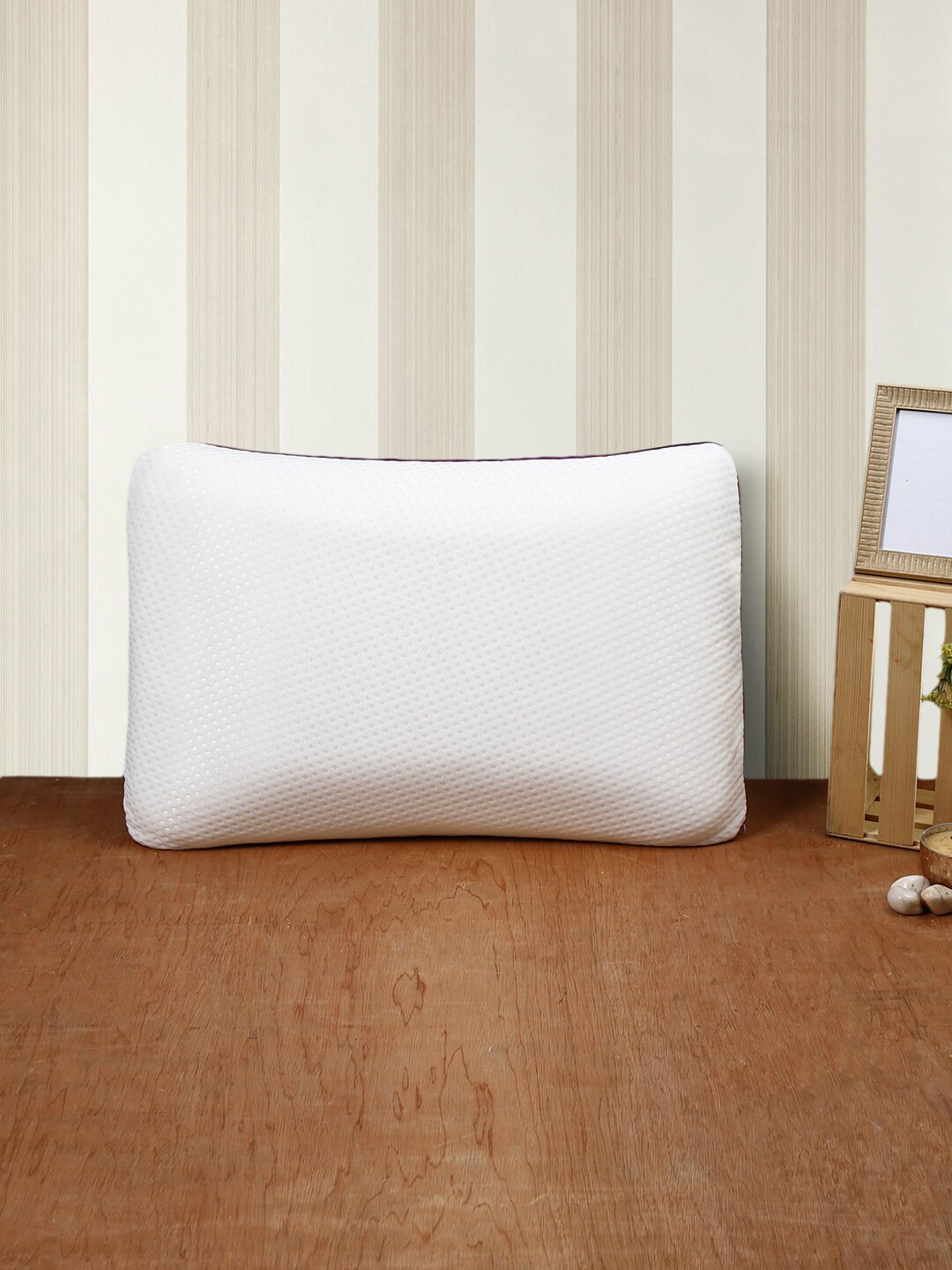 Buy Featherlite Solid Memory Foam Pillow Pillows for Unisex 18707582