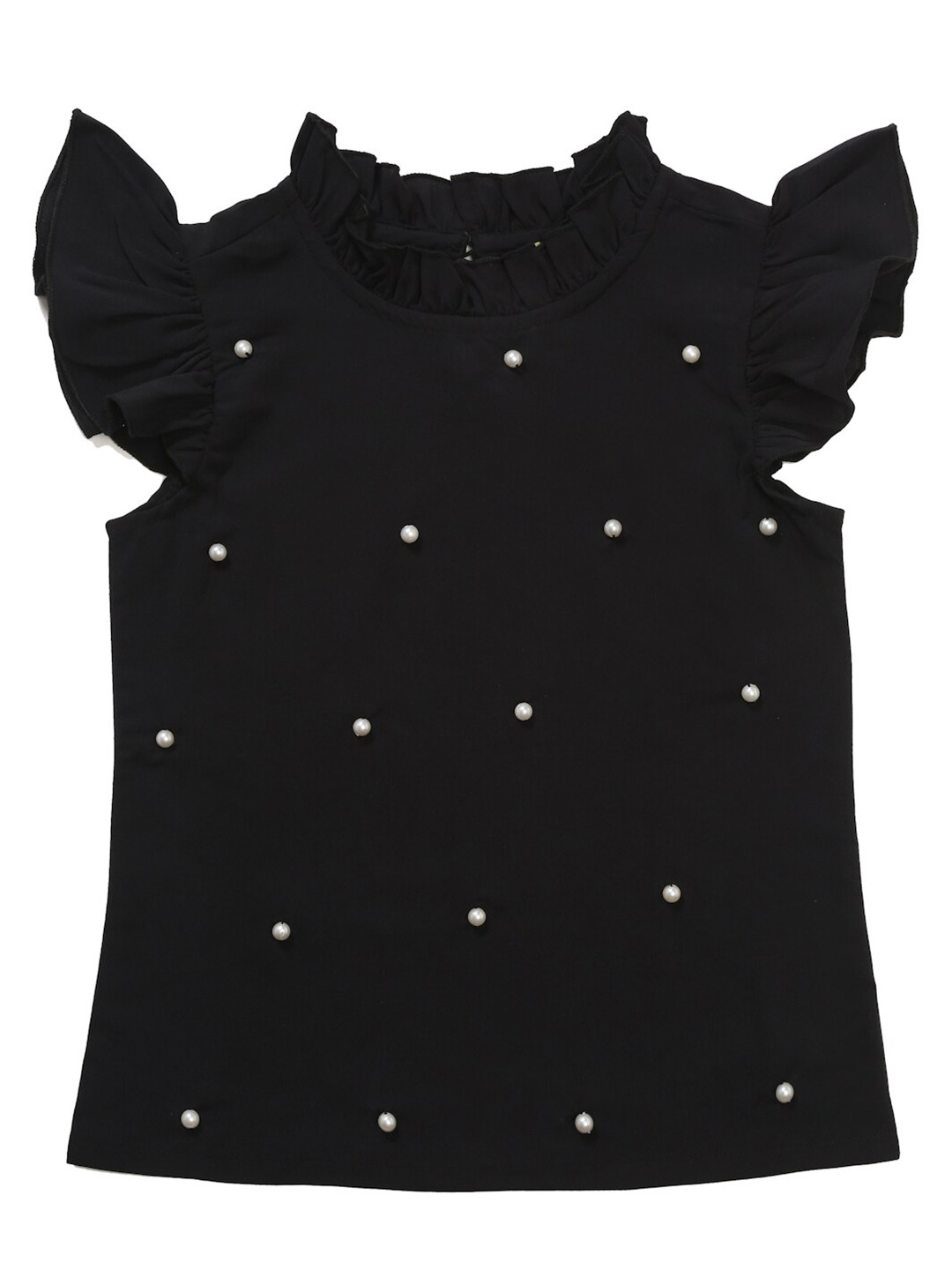 Buy NYNSH Black Embellished Top Tops for Girls 18710196 Myntra