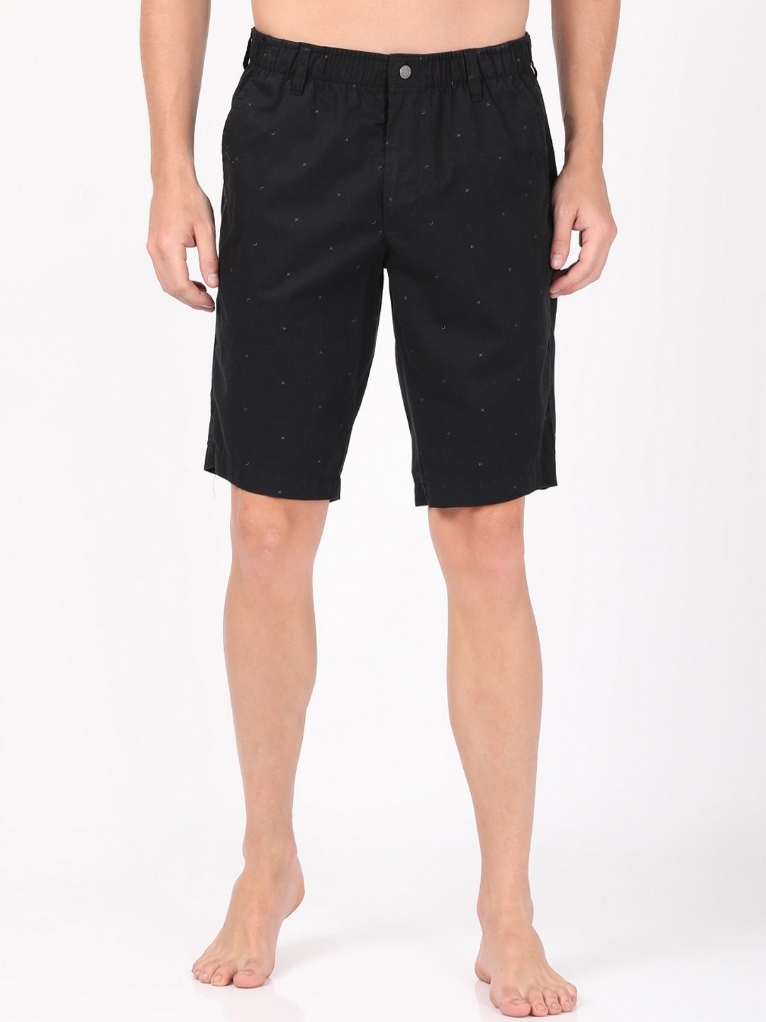 Buy Jockey Men Black Printed Shorts - Shorts for Men 18712794 | Myntra