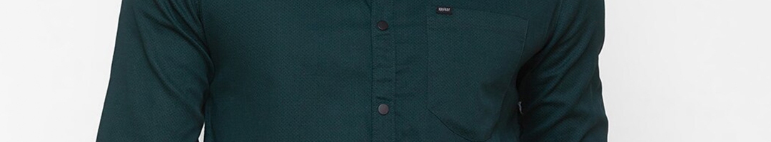 Buy SPYKAR Men Green Casual Shirt - Shirts for Men 18719352 | Myntra