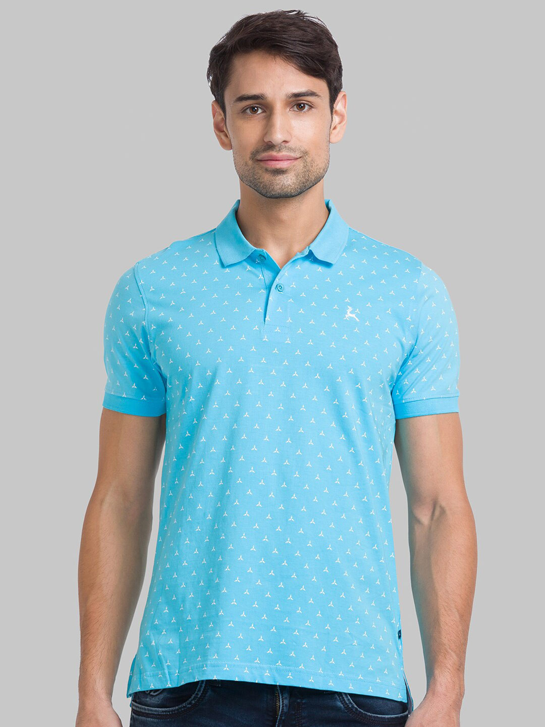 Buy Parx Men Blue Polo Collar T Shirt - Tshirts for Men 18720906 | Myntra