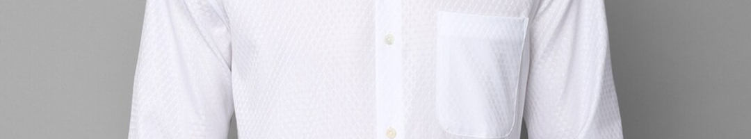 Buy Luxure By Louis Philippe Men White Formal Shirt - Shirts for Men ...